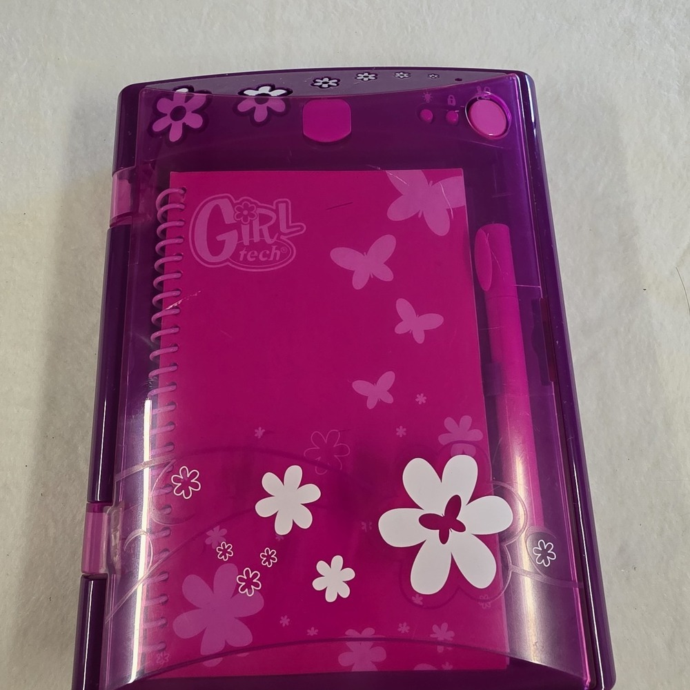 Mattel Girl Tech Password Journal Pen And Notebook Pink Electronic Invisible Ink